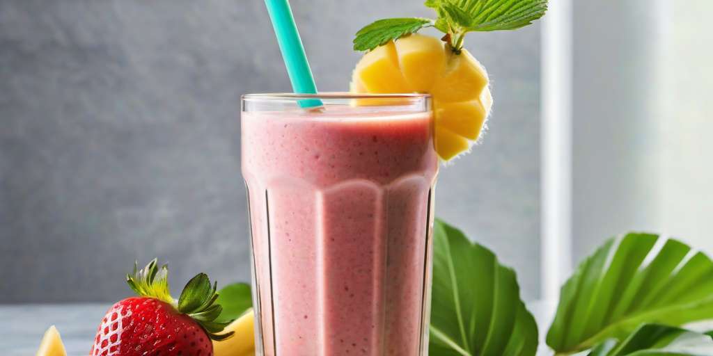 receta de batido de fresa y platano con leche - Delicioso Batido de Fresa y Plátano con Leche: Una Explosión de Sabor y Nutrición