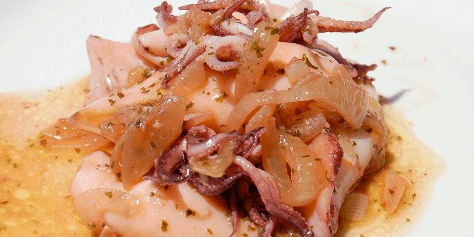 receta de calamares encebollados - receta de calamares encebollados